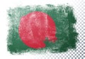 Vector Illustration Grunge Flag Of Bangladesh