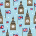 Great britain pattern Royalty Free Stock Photo