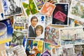 Great Britain stamps. Colorful Vintage Used Stamps from England