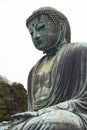 The great bronze buddha sculpture, Kamakura, tokyo, japan Royalty Free Stock Photo