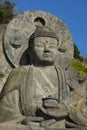 Great Buddha and blue sky Royalty Free Stock Photo