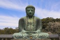 The Great Buddha Daibutsu on the grounds of Kotokuin Temple in Kamakura, Japan Royalty Free Stock Photo