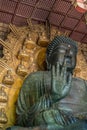The great Buddha (Daibutsu) Japan\'s largest bronze statue of Buddha. Royalty Free Stock Photo