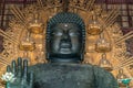 The great Buddha (Daibutsu) Japan\'s largest bronze statue of Buddha. Royalty Free Stock Photo