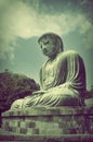 The Great Buddha (Daibutsu) in Kamakura, Royalty Free Stock Photo