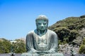 The great buddha, Daibutsu, of Kamakura, Japan Royalty Free Stock Photo