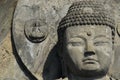 Great Buddha head and halo
