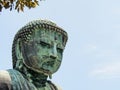 The great Buddha of Kamakura with blue sky, Japan Royalty Free Stock Photo