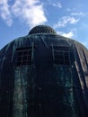 Great Buddha Kamakura close-up, blue sky Royalty Free Stock Photo