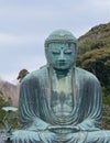 Great Buddha in Kotokuin Buddhist Temple in Kamakura