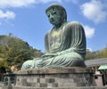 The Great Buddha at Kotokuin Temple in Kamakura, Royalty Free Stock Photo