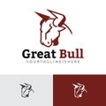 Great Bull Wild Animal Business Sport Logo Template