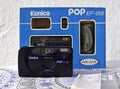 Konica Pop EF 88 vintage 35mm camera Royalty Free Stock Photo