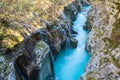 Great canyon of Soca river, Slovenia