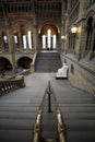 Staircase at the Natural History Museum, London Royalty Free Stock Photo