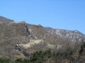 Great China Wall in the severe mountains 4658