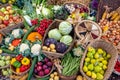 Great choice of fruits and vegetables Royalty Free Stock Photo