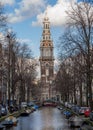 Great church in Amsterdam, Netherlands