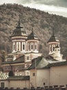 The Great Church part of Sinaia Monastery complex founded in 1695 Royalty Free Stock Photo