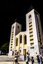 The Great Church of Saint James Our Lady of Medjugorje Royalty Free Stock Photo