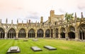 Great cloister Canterbury Cathedral Kent United Kingdom