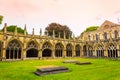 Great cloister Canterbury Cathedral Kent United Kingdom Royalty Free Stock Photo