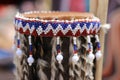 A great close-up of a traditional Rwanda drum