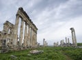 Apamea ancient roman ruins in Syria Royalty Free Stock Photo