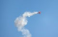 The Great Colorado Airshow 2021 in Loveland, Colorado. The plane above Boyd Lake Royalty Free Stock Photo