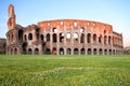 Great Colosseum at dusk, Rome, Italy Royalty Free Stock Photo