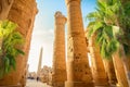 Great columns in Karnak temple