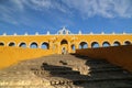 The great convent de San Antonio de Padua in Izamal, Mexico Royalty Free Stock Photo