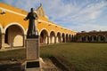 The great convent de San Antonio de Padua in Izamal, Mexico