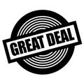 Great Deal black stamp Royalty Free Stock Photo