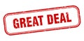 great deal stamp Royalty Free Stock Photo