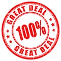 Great deal rubber stamp Royalty Free Stock Photo