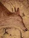 Great deer in the cave painting of Altamira Royalty Free Stock Photo