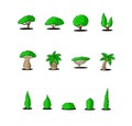 Great designed cartoon trees