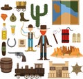 Great designed set of wild west