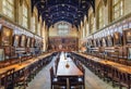 The Great Dining Hall of Christ Church college University of Oxford, England, was the seat of the Royalty Free Stock Photo