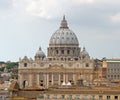 Great dome of the Church of San Pietro in Vaticano Royalty Free Stock Photo