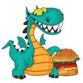 Great dragon and burger