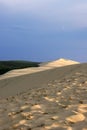 The great dune of Pyla (or Pilat) Royalty Free Stock Photo