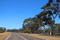 On the Great Eastern Highway from Perth to Kalgoorlie across the Eastern Wheatbelt and Goldfields, Western Australia