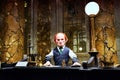 Harry Potter Warner Bros Studio Tour, London, UK - Gringotts Wizarding Bank Goblin