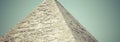 Great Egyptian pyramids in Giza, Cairo Royalty Free Stock Photo
