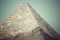 Great Egyptian pyramids in Giza, Cairo Royalty Free Stock Photo