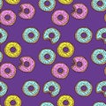 Illustration - Donut , pattern.