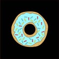 Illustration - Donut , pattern.