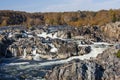 Great Falls in Autumn II Royalty Free Stock Photo